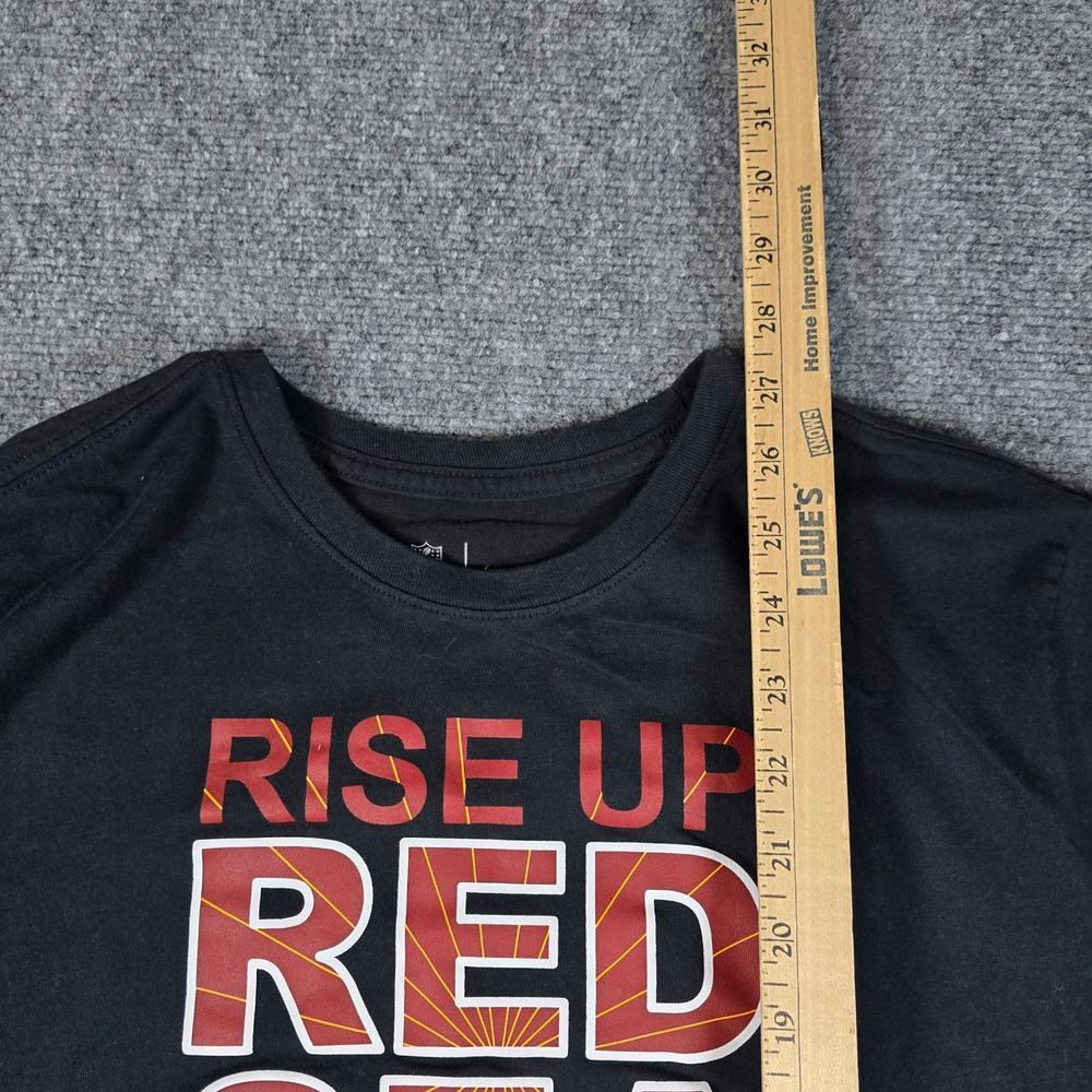 Nike‎ Dri Fit Arizona Cardinals NFL T Shirt Red Sea Rise Up Mens Large - Picture 6 of 12